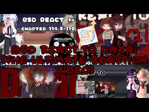 BSD React to Dazai | Dazai Angst | FULL VIDEOS