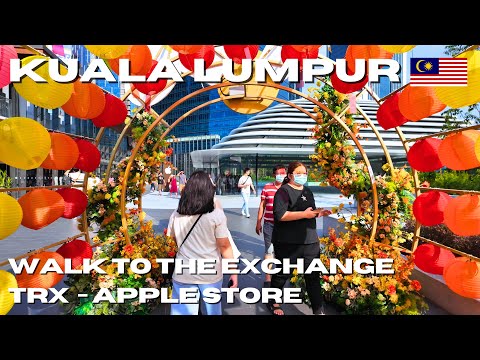 THE EXCHANGE TRX Kuala Lumpur Malaysia 🇲🇾 Walking Tour 4K VIDEO