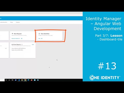 Identity Manager | Angular Web Development #13 | Modifying the Standard Web Portal #7