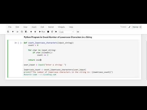 Day 73: Python Program to Count Number of Lowercase Characters in a String