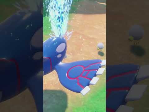 『しおふき』すると虹が出るらしい【ポケモンSV】#Shorts