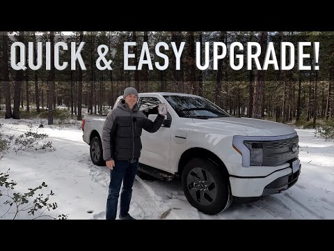 Improve the Aerodynamics on Your F-150 Lightning in 30 seconds!