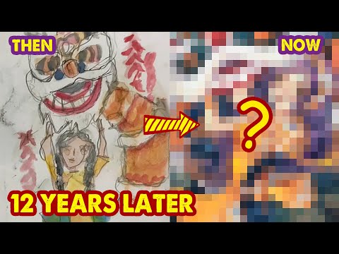 Redraw Childhood Art - Lunar New Year | 12 YEARS LATER