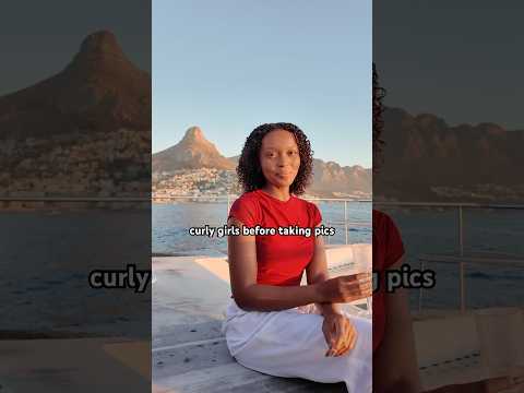 curly girls before taking pics #curlygirl #curlyhair #curlyhaircare #naturalcurls