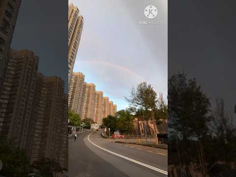 Hong Kong 🇭🇰 Beautiful Rainbow 🌈 City 🏙