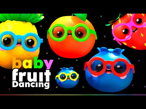 FRUITS DANCING in the SUMMER! 🏖️🍍🌞🏊‍♂️🍹🏝️  Sensory Video with dance music