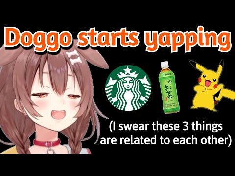 Korone Talks About the Impending Horror of the Starbucks Logo (and also tea & Pikachu) [Hololive]