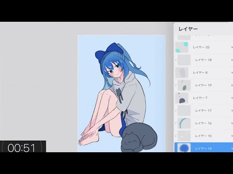 【ワンドロ配信】依神紫苑/東方projectを描く。