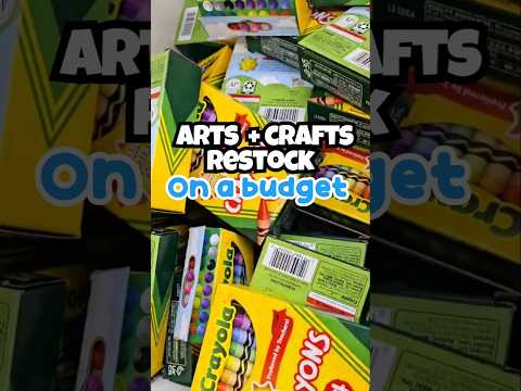 School Supplies #crayons #preschool #artsandcrafts #teachers #backtoschool #earlychildhood #restock