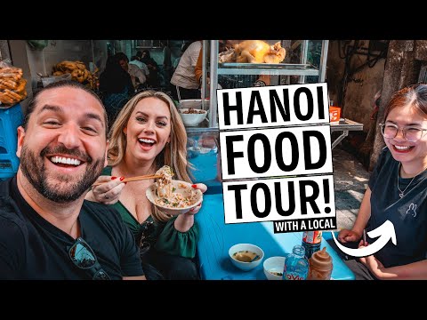 Vietnamese Food Tour with a Local | What and Where to Eat in Hanoi, Vietnam - First Timer’s Guide!🇻🇳