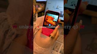 🎀unboxing a pink blackberry q5 #blackberry #y2k #aesthetic #unboxing #shorts