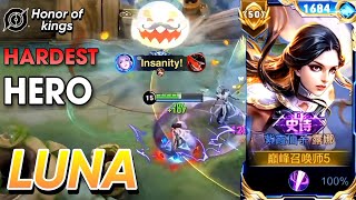 Honor of kings : Top Global Luna/Moonblade Gameplay!