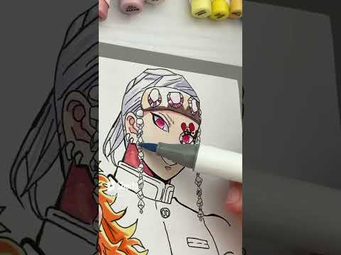 Drawing Tengen from Demon Slayer || Kimetsu no Yaiba #anime