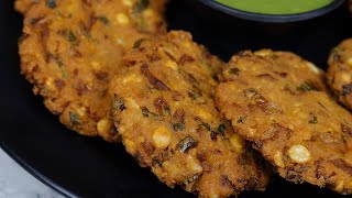 South Indian Dal Vada Recipe | Masala Vada Recipe | Famous South Indian Breakfast |