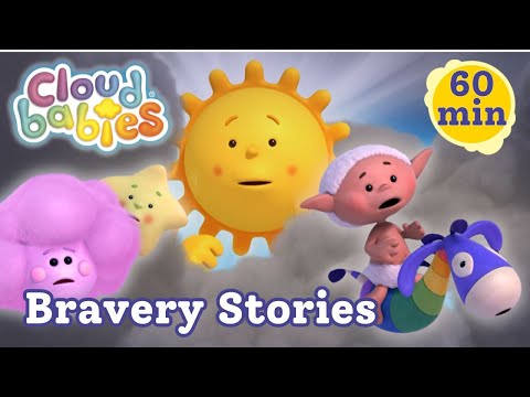 A Big Storm Is Coming  ⛈️ Learn To Be Brave With The Cloubabies | Relaxing Stories For Kids