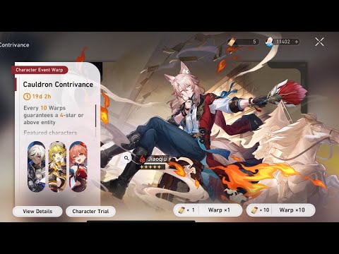 [Honkai Star Rail] Cauldron Contrivance Jiaoqiu gacha until E0S1