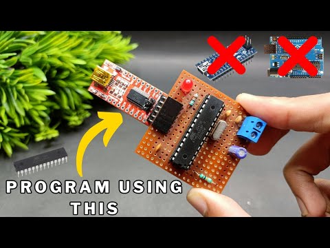 How To Program Atmega328p IC|| Burn bootloader.