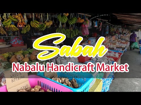 【Sabah Travel】Nabalu Handicraft Market 2022 | Kundasang | Walking Tour