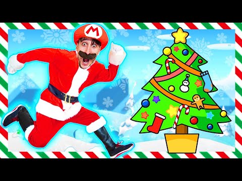 Super Mario Christmas Level In Real Life