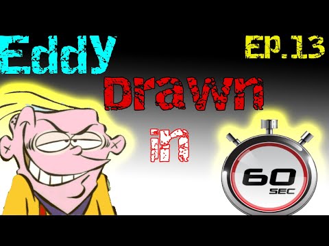 How I Draw Eddy from Ed, Edd, & Eddy In 60 Seconds