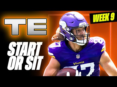 🔥 WEEK 9 TE MUST Start/Sit Analysis! 🚀 | 2024 Fantasy Football Advice