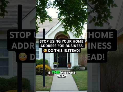 STOP USING YOUR HOME ADDRESS FOR BUSINESS 😳#entrepreneur #businesscredit #businessfunding #ytshorts