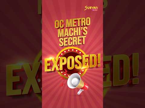 Secret revealed! #OCMetroMachi #ChennaiMetro #metro