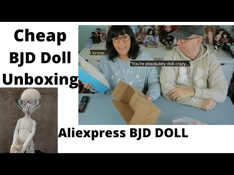 CHEAP BJD doll UNBOXING - 1/6 Scale Pouty Face - Valentine's Day Gift - Aliexpress Tested & Review 👀