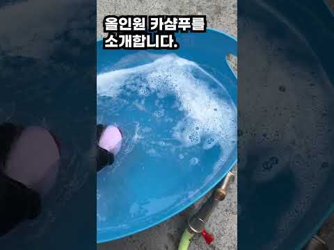 세차용품추천 뉴 크리스탈 워시앤코트 카샴푸로 셀프세차 완료