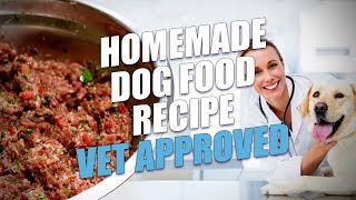 Homemade Dog Food Recipe Vet Approved (Limited Ingredient)