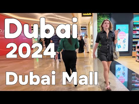 Dubai Mall 🇦🇪 The Most Popular Mall in the world! [4K] Walking Tour