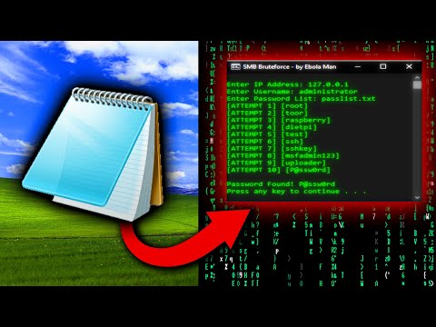 Password Cracker with Notepad!