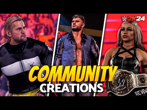 Best COMMUNITY CREATIONS in WWE 2K24 | Liv Morgan, MJF,  CM Punk, Kazuchika Okada & more | Ep. 3