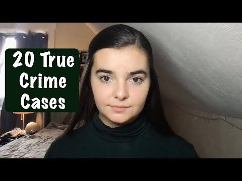 ASMR Whispering 20 Short True Crime Stories