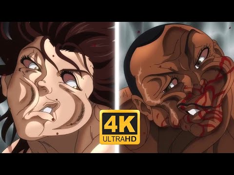 Eng Dub [4K] _ Baki Hanma vs Biscuit Oliva Full Fight Scene |  Eng Dub [4K]