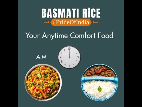 Anytime is good time to indulge in a Basmati rice delicacy, what’s on your plate today ?