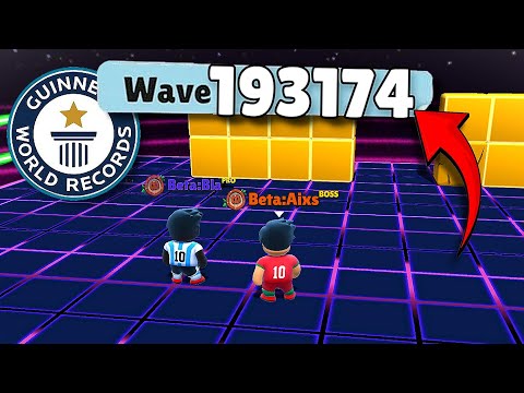 Getting 10K WAVES in Stumble Guys [WORLD RECORD]👑 #shorts