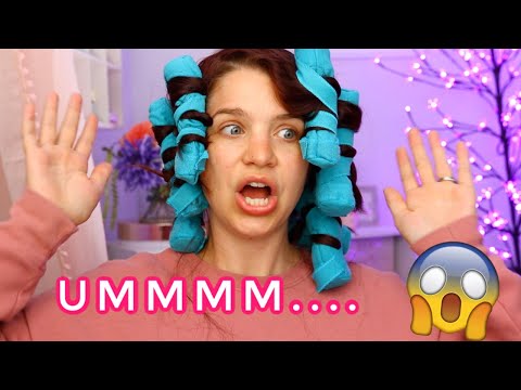 TESTING AMAZON HEATLESS CURLERS This Was Interesting....