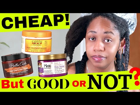 DRUGSTORE NATURAL HAIR PRODUCT BATTLE & REVIEW | CHEAP DCs