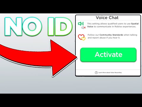 How To Get VOICE CHAT in ROBLOX Without ID! (Without Verification 2023)