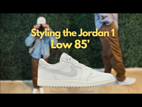 5 Outfit Ideas- Jordan 1 Low 85' Smoke Grey