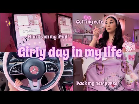 A DAY IN MY LIFE: what’s on my iPad, packing my new juicy purse & opening birthday gifts ♡