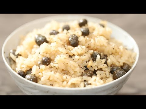 You won't be able to stop eating it! How to make rice cooked with yam bulbils