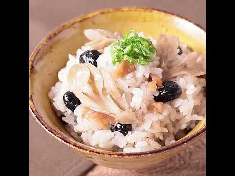 お正月に黒豆煮と切り餅で 簡単梅おこわ 作り方・レシピ   クラシル