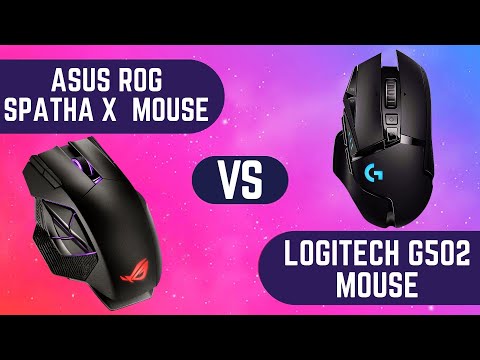 Asus ROG Spatha X vs Logitech G502 Lightspeed - Which Gaming Mouse is Best