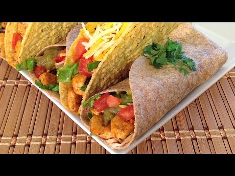 How To Make Vegetarian Tacos/Burritos & Fresh Salsa-Mexican Food Recipes