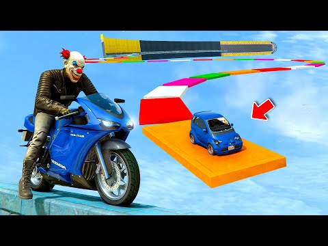 25.2525% Players Laugh Then Cry in This GTA 5 Parkour Race | No Copyright Gameplay for TikTok & YT