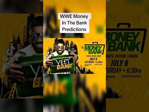 WWE Money in the Bank Predictions! #wwe #mitb #shorts