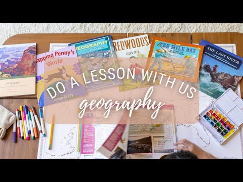 DO A HOMESCHOOL LESSON WITH US: BEAUTIFUL FEET BOOKS GEOGRAPHY!