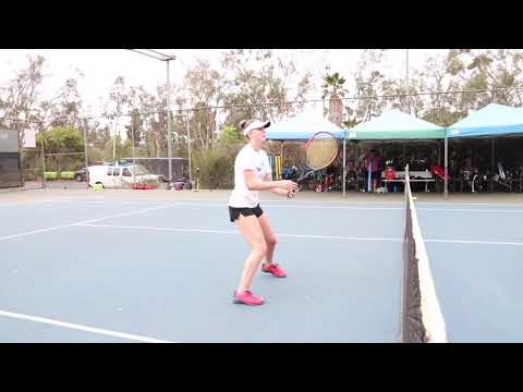 Ashley Becker tennis video #3